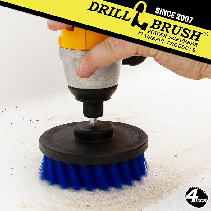 Aquatic Cleaning Supplies - Pool Accessories Kit - Brushes for Pool Maintenance and Upkeep - Water Liner Cleaning Solutions - Diving Board Scrubbing Brush -Boat Carpet Cleaner Tools