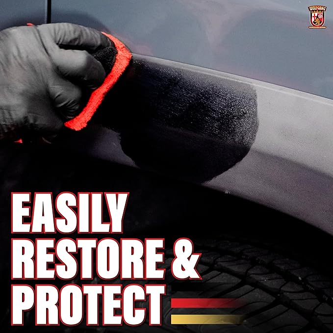 Wolfgang Concours Series Exterior Trim Sealant | Protects Plastics, Rubber, Vinyl & Metal | Clear Finish & UV Protection | 8 Oz | WG-3000 | Long-Lasting Sealant for Exterior Surfaces
