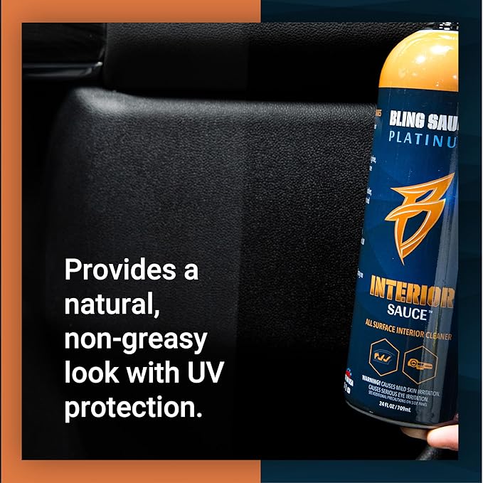 Bling Sauce Platinum Interior Sauce, Lavender Scent, All Surface Automotive Interior Cleaner for Cars, Trucks, SUVs, 24oz.