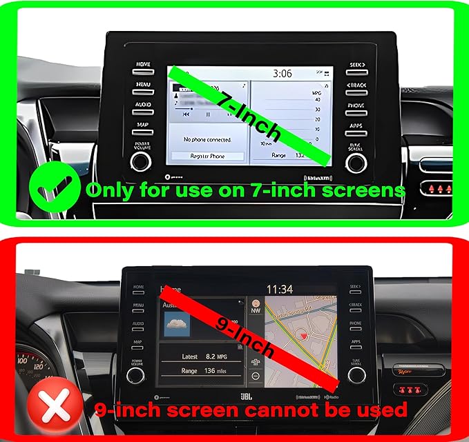 Car Phone Holder for 2021-2024 Toyota Camry Accessories Apply to 7 Inch Touch Screen Fixed Clip Magnetic Cell Phone Mount Hands-Free 360 Degree Rotation
