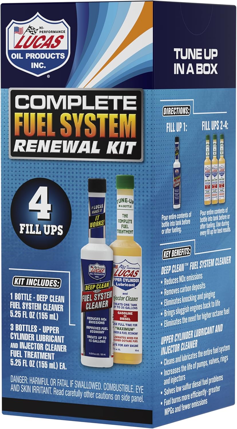 Lucas Oil 10966 Complete Fuel System Renewal Kit
