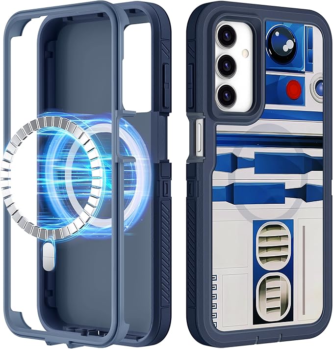 for Samsung Galaxy A15 5G Phone Case - Compatible with MagSafe Women Cute Girls Magnetic Protective Cover Teen Boys Cool Unique Design Heavy Duty Shockproof for Samsung A15 5G Case 6.5"