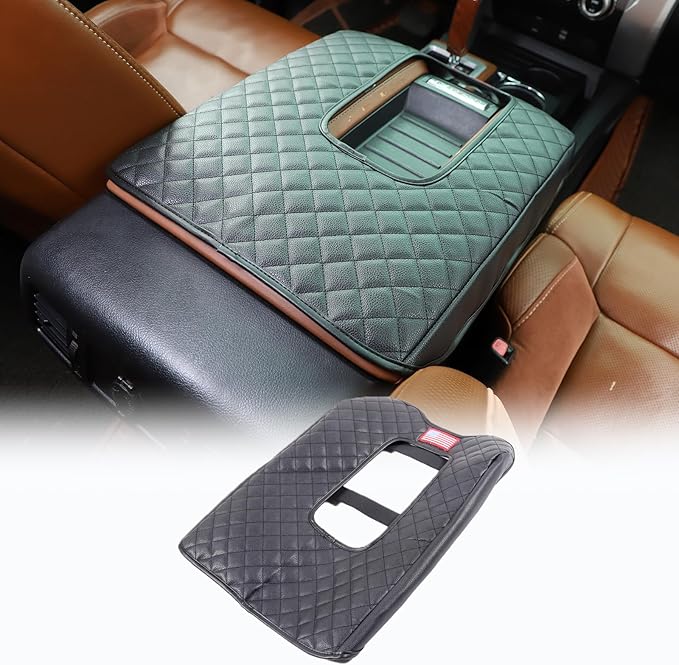CHEAYAR Center Console Armrest Cover Kit,Console Armrest Cushion Automotive Customized Console Armrest Cushion, Fit for Toyota Tundra 2014-2020 Accessory Organizer Protector (National Flag)