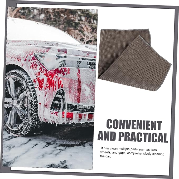 Luxshiny Car Microfiber Cloths for Multi-Purpose Auto Detailing High Absorbency Cleaning Supplies for Efficient Car Wash and Interior Care