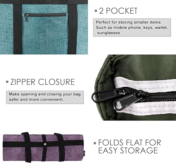 BeeGreen Insulated Cooler Bag with Handles Oversized Sturdy Leakproof Freezer Shopping Tote for Groceries Heavy Duty Thermal Food Delivery Bag Charcoal