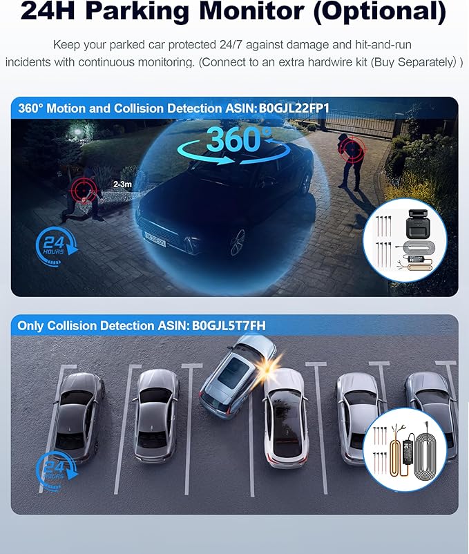 Neideso 5 Channel 360° Dash Cam Front and Rear, 2.7K + 4*1080P, STARVIS 2 Sensor, AI Driver Fatigue Alert, 5GHz WiFi GPS Car Dash Camera, HDR Night Vision, Free 128GB Card, 24H Parking Mode, N900Ultra