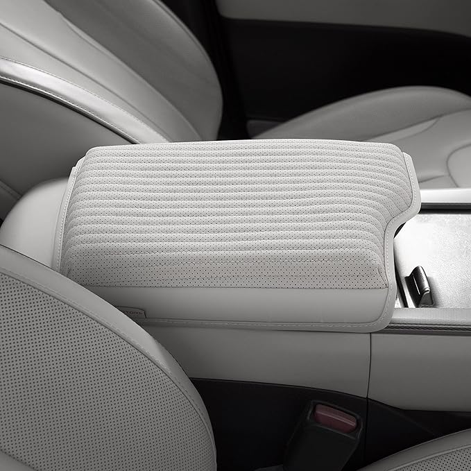 KMMOTORS Palisade (2023 Facelift Design Light Gray) Center Console Cover, Armrest Cushion, Palisade Accessories
