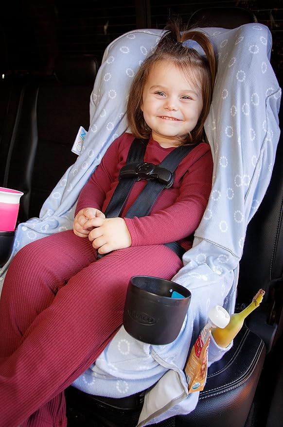 Niko Easy-Wash Children's Car Seat Cover & Liner - Gray Cotton Blend Terry - Fits Most Toddler Car Seats - Universal Fit - Waterproof SEAT Bottom - Machine Wash and Dry