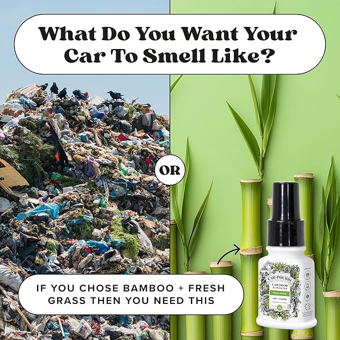 Car-Pourri Car Odor Air + Fabric Odor Freshener Spray, Fresh Cruise, Travel Size 1.4 Fl Oz