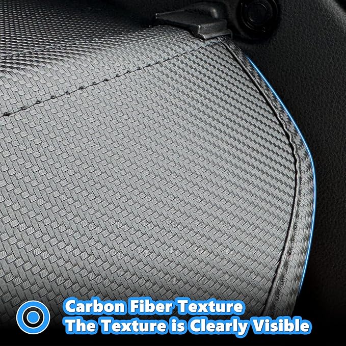 MIALUTY® Cargo Cover for 2015-2025 Ford Edge Retractable Trunk Cover Edge Accessories Anti-Peeping Anti-Theft Privacy Screen,Trunk Luggage Shield Shade Carbon Fiber Texture