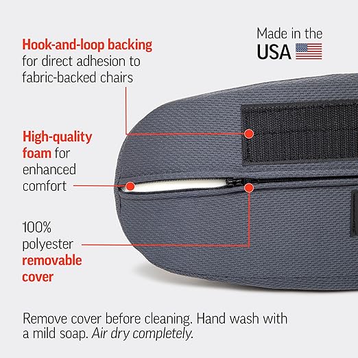 OPTP Back Pain Package: Includes Original McKenzie SuperRoll - USA-Made Low Back Lumbar Pillow for Office Chairs and Car Seats, and Treat Your Own Back, 9th Edition, By Robin McKenzie.