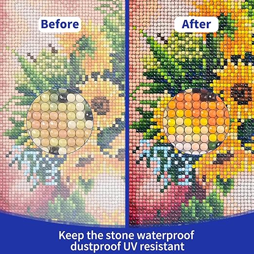 2pcs Diamond Painting Sealer Protectant Brightener(120ml*2), Diamond Art Painting Accessories Glue, Diamond Art Glue Sealer Supplies Clear Finish Permanent Hold & Shine Effect (8OZ)