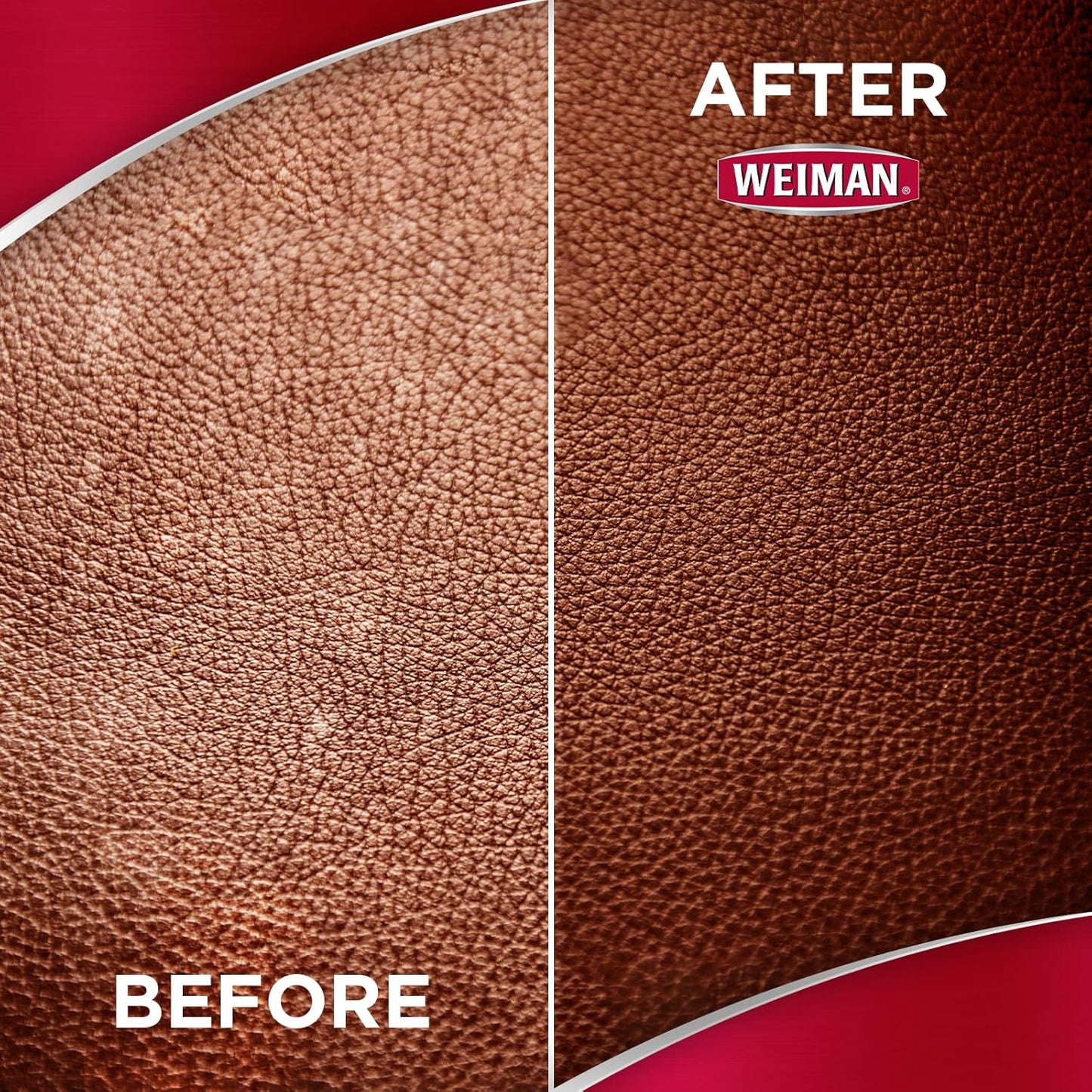 Weiman 3 in 1 Deep Leather Conditioner Cream (2 Pack) - Restores Leather Surfaces - Use on Leather Furniture, Car Seats, Shoes, Bags, Jackets, Saddles