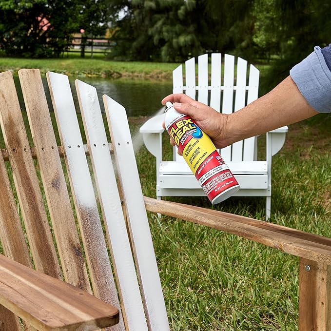 Flex Seal, 14 oz, 2-Pack, Clear, Stop Leaks Instantly, Transparent Waterproof Rubber Spray On Sealant Coating, Perfect for Gutters, Wood, RV, Campers, Roof Repair, Skylights, Windows, and More