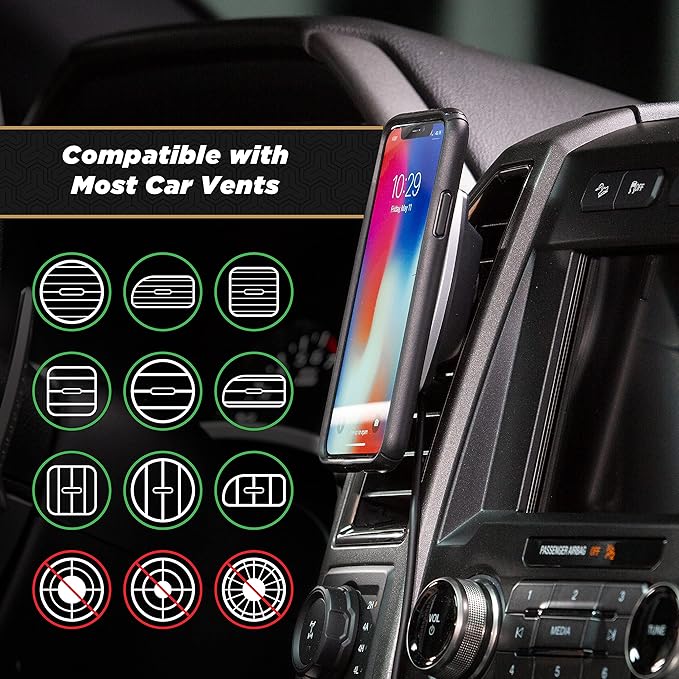 SCOSCHE MQ2V MagicMount Magnetic Vent Mount Holder for Vehicles