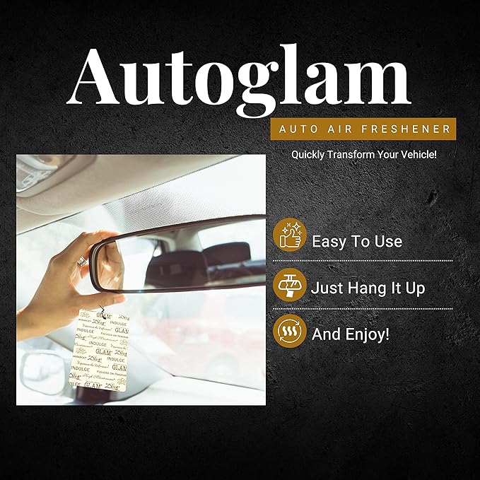 Worldwide Nutrition Bundle Tyler AutoGlam Car Air Fresheners - Bless Your Heart Scent Car Fresheners - 6 Pack Tyler AutoGlam Car Air Freshener and Multi Purpose Key Chain