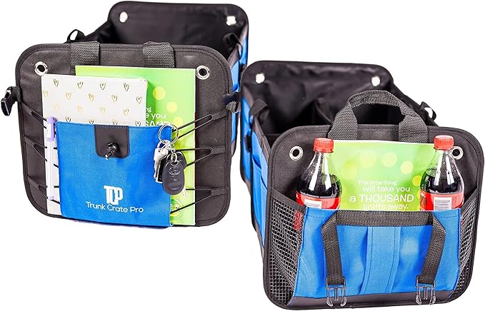 TRUNKCRATEPRO Save 15 per cent off Bundle 2 trunk organizer (red, blue)