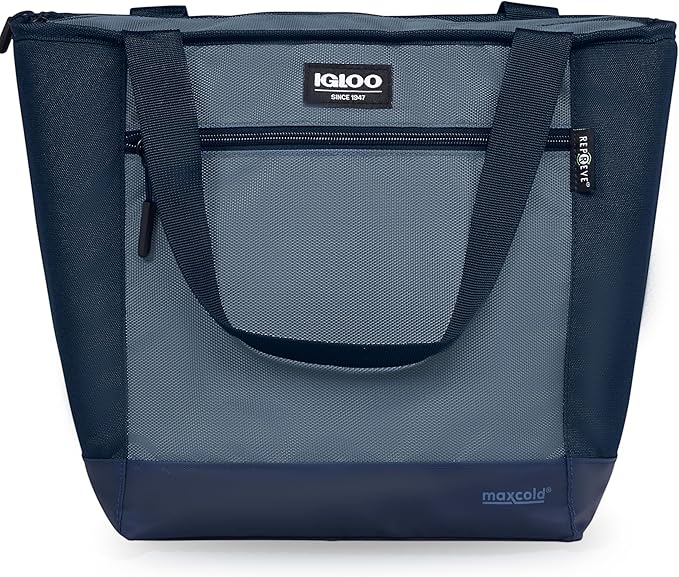 Igloo MaxCold Soft Coolers, Insulated Soft Sided Cooler Bag, Foldable Reusable & Leak Proof Food Grocery Bag, Portable Travel Cooler