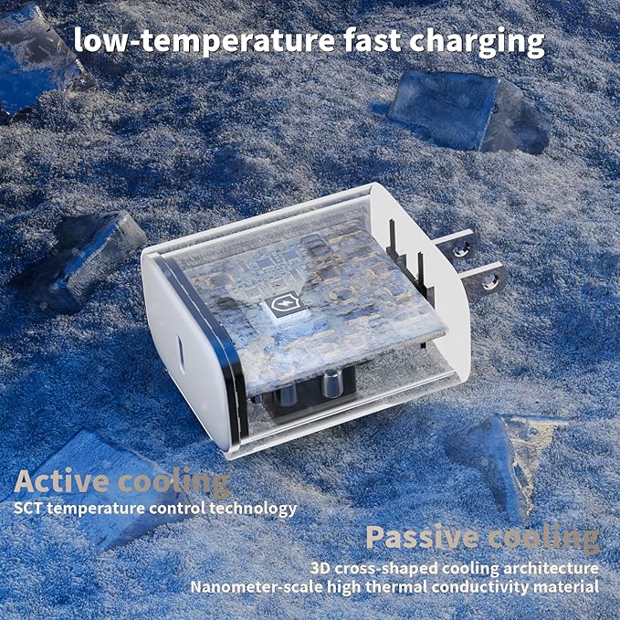 iPhone 17 16 15 Charger Fast Charging, 2Pack 40W-60W Dynamic PD USB C Charger Block Type C Charge with USB C to C Fast Charging Cord Braid Cable for iPhone 17/Air/17 Pro/17 Pro Max/16/16 Pro/15 ProMax