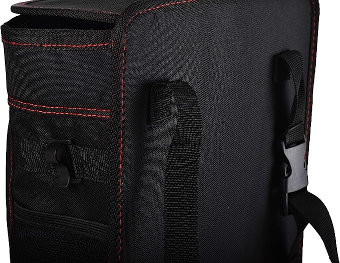 Masirs Vehicle Trash Can - Large Removable Leakproof Garbage Bag, Fasten The Car Waste Basket to Back or Front Seat Headrest. Great Garbage Can for Car, SUV, Truck, Van or Minivan.