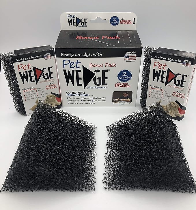2 Pack Pet Wedge & 2 Pack Mini-Pocket Pet Wedge Bonus Pack