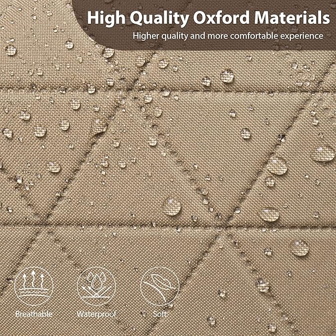 CAR PASS Beige Oxford Bling Diamond Car Seat Covers Full Set Interior Sets, Waterproof Shining Glitter Sparkly Crystal Universal Armrest Fit 95% Automotive Truck SUV Cute Women Girl, Beige Rhinestone