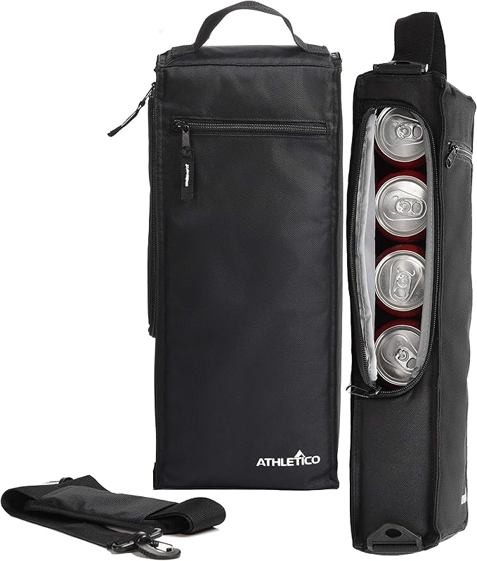 Athletico Golf Cooler Bag - Soft Sided Insulated Cooler Holds a 6 Pack of Cans or Two Wine Bottles