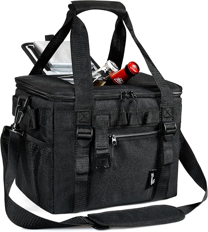 Tirrinia Soft Cooler Bag 24 Cans, Insulated Leakproof Portable Cooler with Lightweight & Adjustable Strap - Small Beach Cooler for Camping, Travel, Car, Picnic, Lunch Cooler Box