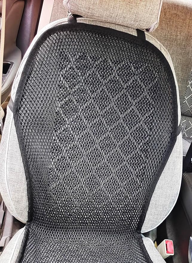 acdiac 1Pcs Summer Cooling Breathable 3D Air Mesh Car Seat Cushion Pad Cover Universal Fit for Car Truck Pickup SUV Bus Driver's Seat (Black)
