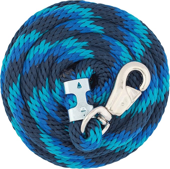Weaver Equine Performance Lead Rope, Long Horse Lead Rope with Quick Halter Attachment, Soft Comfort Grip, Barn Horse Tack for Daily Use & Showing