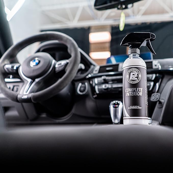 ExoForma Complete Interior - Multipurpose Car Interior Cleaner & Protectant From UV - Car Cleaning Supplies - Matte Finish & Fresh Linen Scent, 16 oz