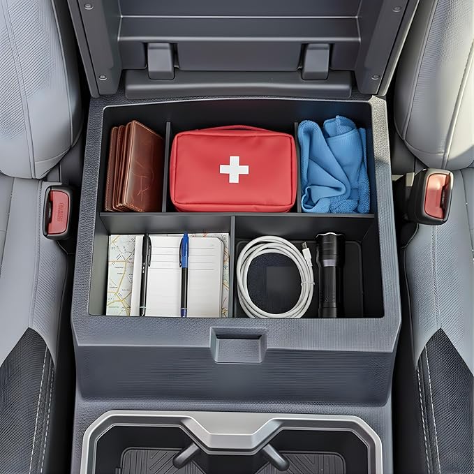 Vehicle OCD – Center Console Organizer for Toyota Tacoma (2024-2026) – Made in USA - SLX181