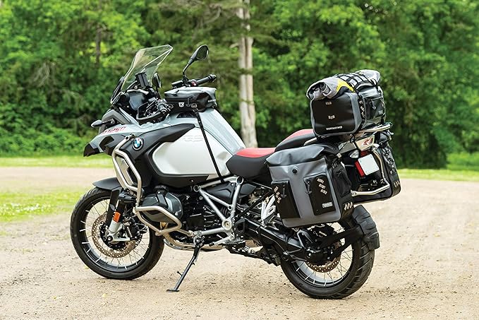 Kuryakyn 5172 Tørke 7L Dry Tank Bag: Clear Waterproof Pouch Storage with High Strength Magnetic Base and Strap Kit