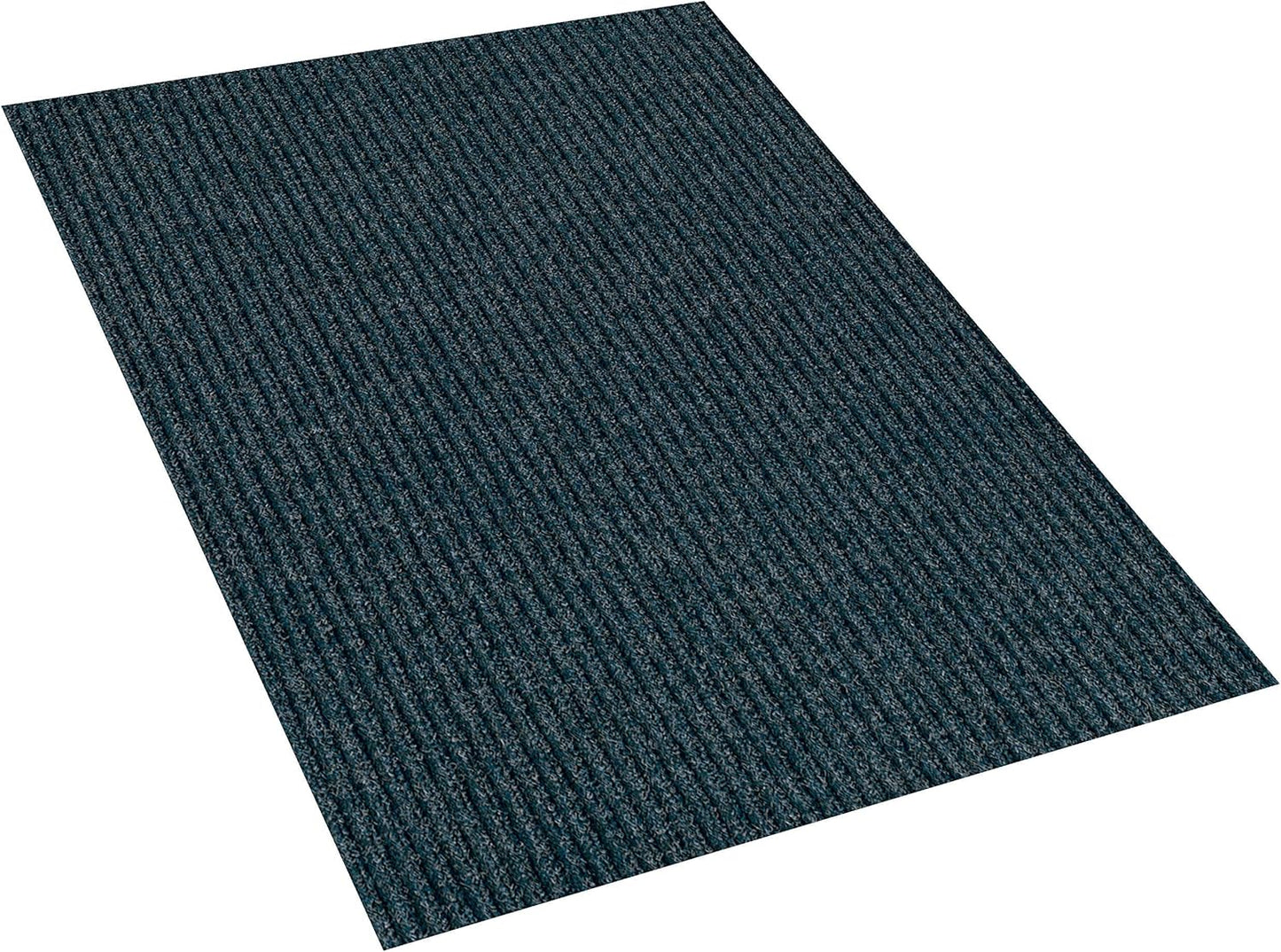 KOECKRITZ Heavy Duty Durable All Weather Indoor/Outdoor Non Slip Entrance Mat Rugs and Runners for Office Business Building Home Garage Front Door (4' x 20', Blue)
