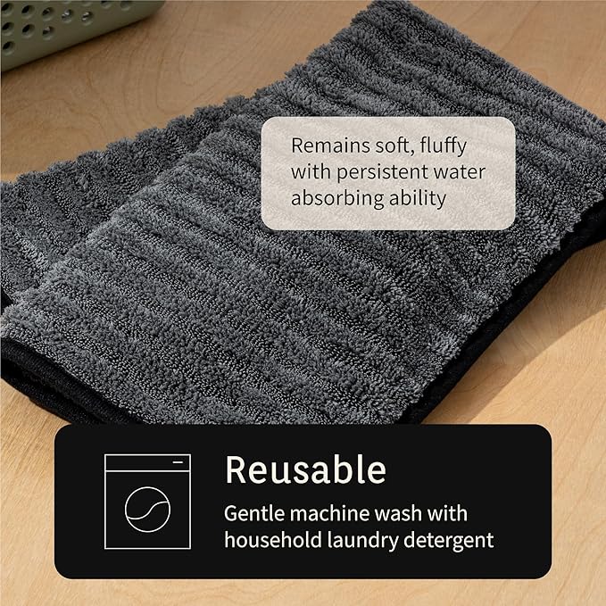 High Absorbency Weavy Microfiber Car Drying Detailing Soft Towel 1200gsm (1pack, 15.7"x27.5")