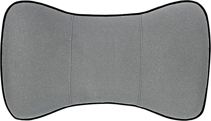 Goodyear Ergonomic Car Neck Pillow, Soft Memory Foam Headrest Pillow for Driving, Breathable & Removable Cover, Car Seat Headrest Cushion with Adjustable Strap, Neck Pain Relief, Grey