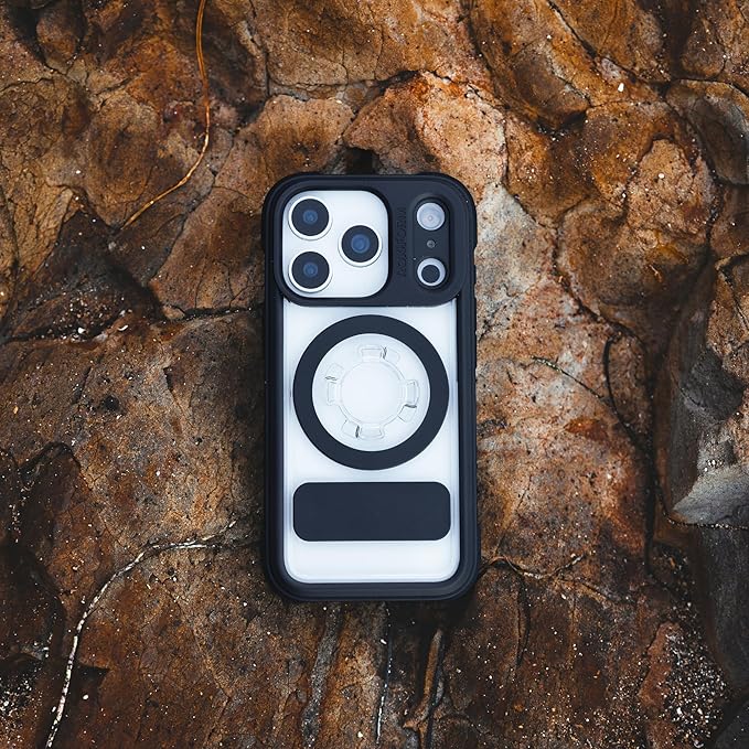 Rokform Crystal Case Compatible with iPhone 17 Pro Max, Magnetic Cover (Clear)