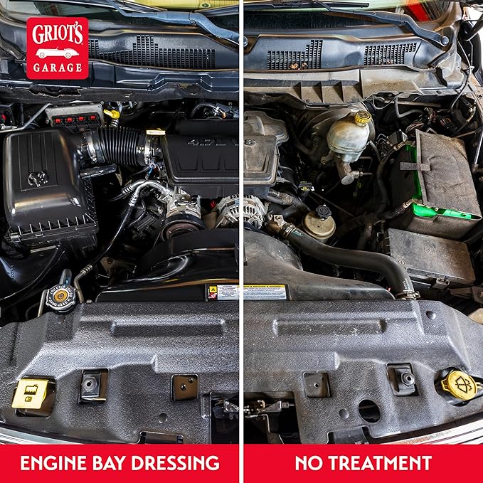 Griot's Garage Engine Bay Dressing, Detailing Spray, Surface Enhancer and Protector, 20244, 12.5oz