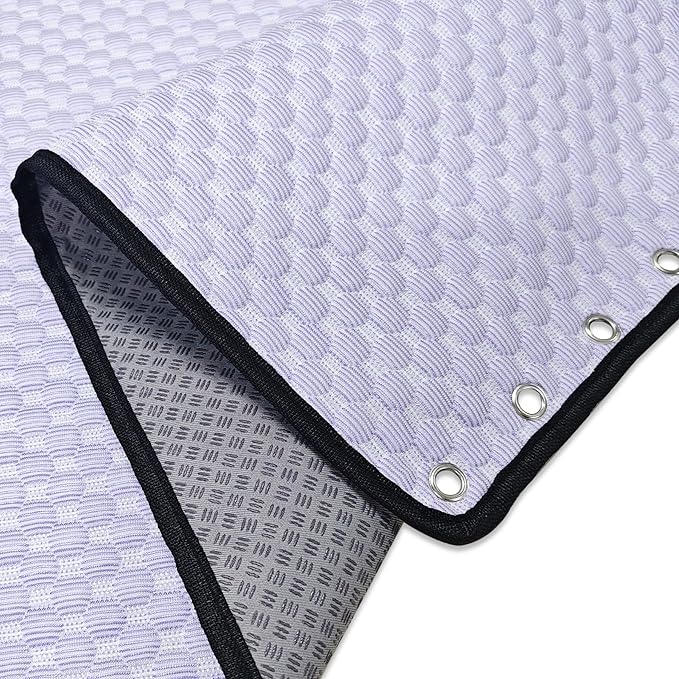 YOKYHOM Cooling Ice Silk Golf Cart Seat Covers, Summer Cool Touch Seat Towel with Adjustable Tie Ropes, Non-Slip Bottom, Fits Yamaha, EZGO, Club Car, 39"x22"