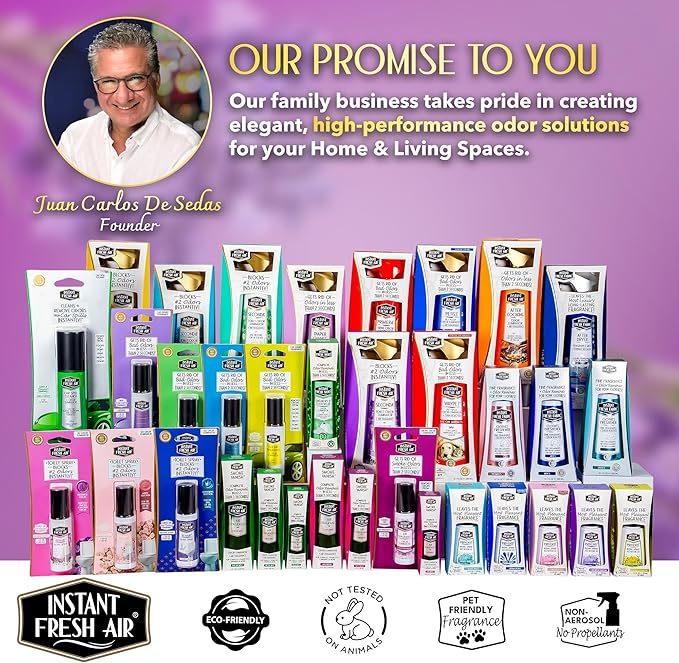 Smoke Vanish - Smoke Odor Eliminator Spray - Removes Odor Instantly with Noxban™ - Eco-Friendly - For Home, Car, & Travel - Lavender Scent - 2 oz. (Pack of 2)