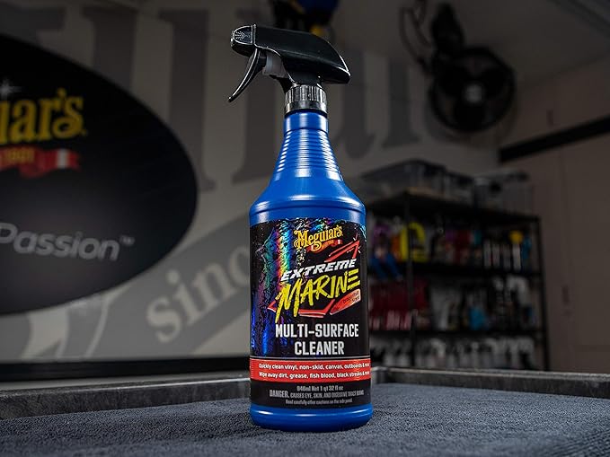 Meguiar's M180332 Extreme Marine Multi-Surface Cleaner – 32 Oz Spray Bottle (Pack of 2)