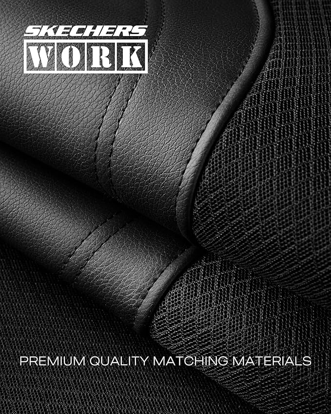 Skechers Car Seat Covers, Work Leather Seat Covers 5-Times Stronger Built-in Webbing,Oxford Fabric Seat Cover Full Sets, Airbag Compatible, Automotive Comfort for Cars,Trucks,SUVs,Beige