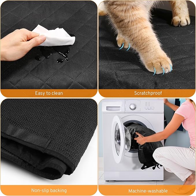 Dog Car Seat Cover for Back Seat Compatible with Mazda CX50 CX-50 CX5 CX-5 CX30 CX-30 Accessories, Waterproof Non-Slip Pet Bench Backseat Covers 2026 New