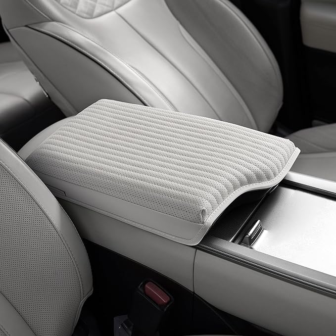 KMMOTORS Palisade (2023 Facelift Design Light Gray) Center Console Cover, Armrest Cushion, Palisade Accessories