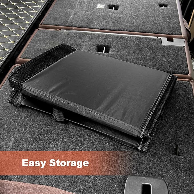MYDAYS Car Rear Seat Mattress Extension Plate, Portable Air Mattresses Extenders for Sleeping, Increase Travel Trunk Bed Space for Car/SUV Camping