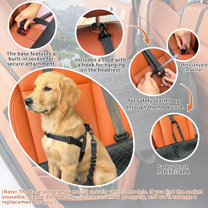 Car Rear Seat Extension Plate, Foldable Car Back Seats Extender for Sleeping, Increase Travel Trunk and Camping Space,Dog Seat Covers for SUV, Model Y/3, F150/RAM Trucks