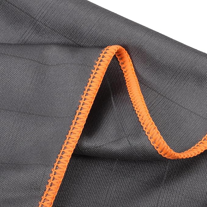ULTECHNOVO Car Microfiber Towel Orange, Multifunctional Cleaning Cloth for Car Glass and Interior, Highly Absorbent, Streak-Free Wiping, Sturdy Automotive Cleaning Supplies