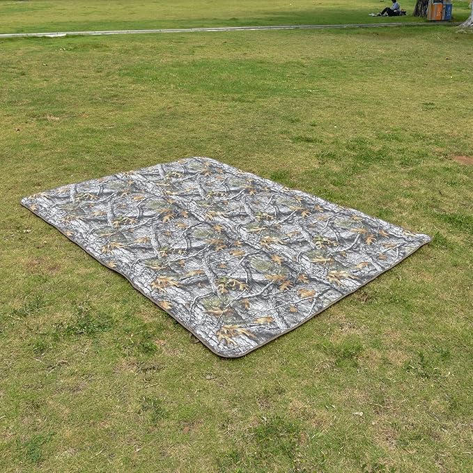 Poncho Liner Military Outdoor Camping Blanket for Travel, Beach, Grass, Picnic, Car Emergency, Outdoor, Survival