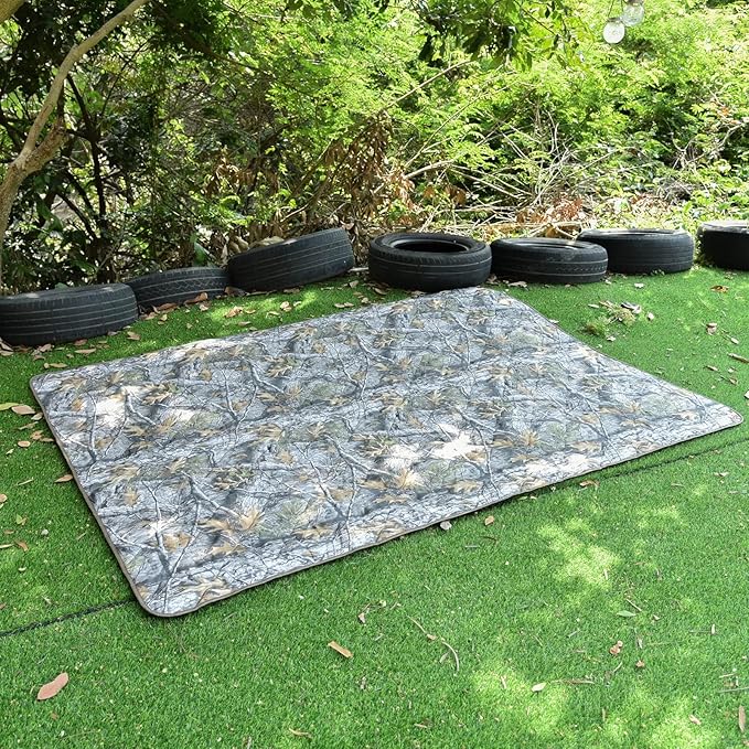 Poncho Liner Military Blanket Outdoor Camping Blankets for Travel, Beach, Grass, Picnic, Car Emergency, Outdoor, Survival
