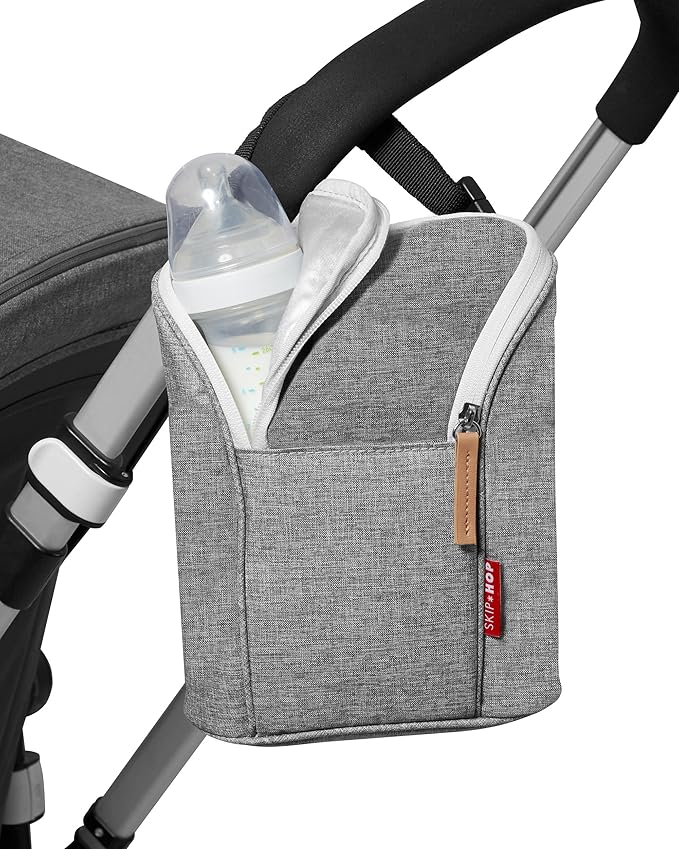 Skip Hop Baby Breastmilk Cooler Insulated Bottle Bag, Grab & Go, Chevron